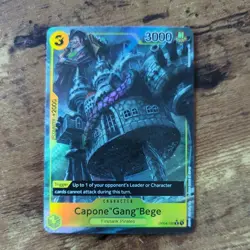 One Piece - Kingdoms Of Intrigue - Capone “Gang” Bege Alternate Art - OP04-100 - Image 1
