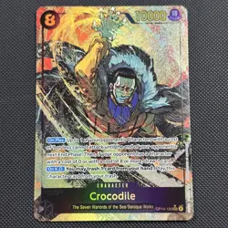 Crocodile - One Piece The Azure Sea's Seven - Alt Art SEC - OP14-120 NM - Image 1
