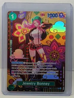 2024 One Piece Jewelry Bonney SP ST02-007 Secret Alt Art (OP08) PACK FRESH MINTY - Image 1