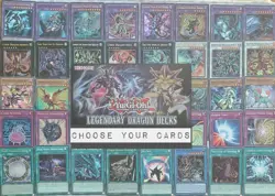 CHOOSE YOUR CARDS: Legendary Dragon Deck Unlimited Yugioh TCG LEDD - Image 1