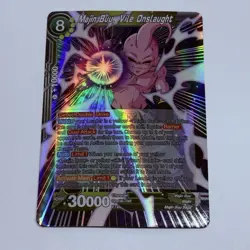 Majin Buu, Vile Onslaught Dragon Ball Super Card Holo Foil Cool Art Tc11 - Image 1