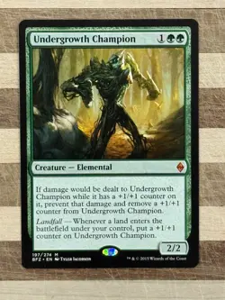 MTG Battle for Zendikar Undergrowth Champion Card 197/274 - Image 1