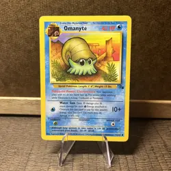 Pokemon Card TCG Omanyte Fossil 52/62 WOTC NM-LP - Image 3