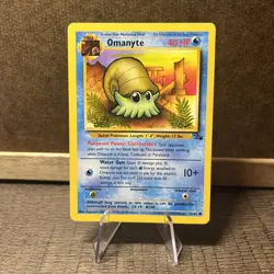 Pokemon Card TCG Omanyte Fossil 52/62 WOTC NM-LP - Image 5