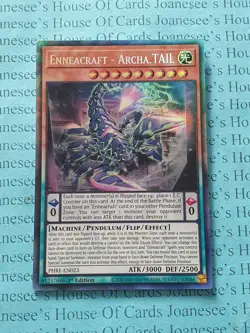 PHRE-EN023 Enneacraft - Archa.TAIL Collector's Rare Yu-Gi-Oh Card 1st Edit New - Image 1