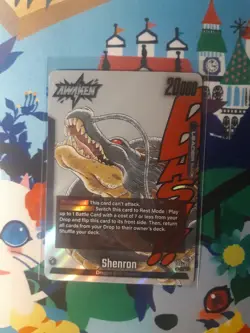 Dragon Ball Super Card Game Manga Booster 2 #FB07-097 Shenron SILVER (Leader) NM - Image 1