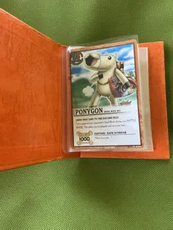 Zatch Bell The Card Battle Ponygon Spell Book Orange with Gold Trim color 2005 - Image 2