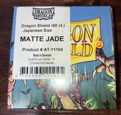 Dragon Shield Jade Card Sleeves 60 Japanese Matte 10 Packs Yu-Gi-Oh - Image 2