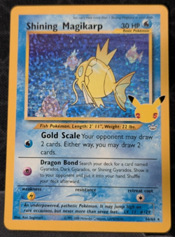 Pokemon TCG Shining Magikarp Card 66/64 Celebrations 25th Anniversary Edition NM - Image 1