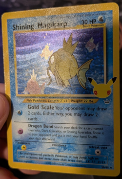 Pokemon TCG Shining Magikarp Card 66/64 Celebrations 25th Anniversary Edition NM - Image 3