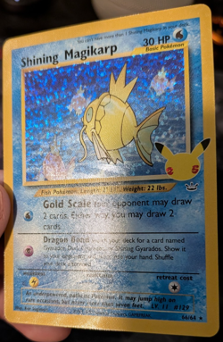 Pokemon TCG Shining Magikarp Card 66/64 Celebrations 25th Anniversary Edition NM - Image 4