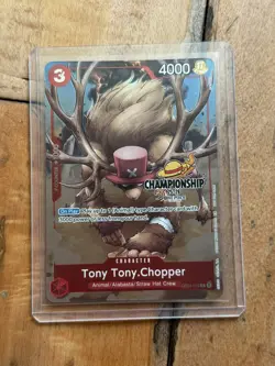 One Piece Card TCG Tony Chopper Celebration Pack Championship 25-26 OP04-010 - Image 1