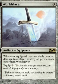 Magic 2012 (M12) #222 Worldslayer - Image 1