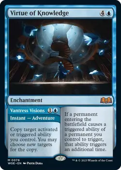 Virtue of Knowledge M Wilds of Eldraine 76 LP - Image 1