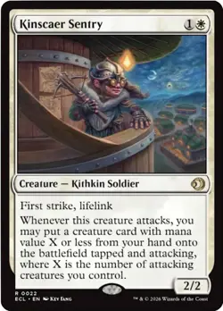 NM Kinscaer Sentry, MTG, Lorwyn Eclipsed, Magic the Gathering, 22 - Image 1