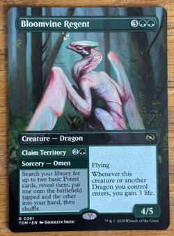MTG Tarkir Dragonstorm, Bloomvine Regent - Borderless - Image 1