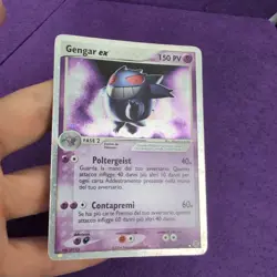 Gengar ex 108 EX RossoFuoco e VerdeFoglia Carta Pokemon HOLO ITALIANA - GD - Image 2