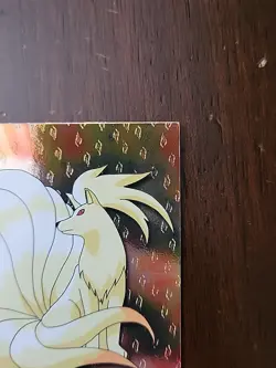 NM! FLAMES Holo Foil Topps Pokemon TV Animation Series 1 #38 Ninetails Black - Image 4