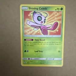 Pokemon Shining Celebi SM79 Promo Holo Basic 70 HP Sun & Moon TCG English - Image 2