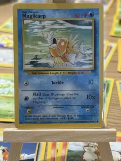 Pokemon TCG Magikarp Base Set 35/102 Regular Unlimited Uncommon Vintage WOTC LP - Image 1