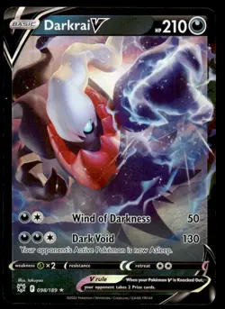 Pokemon TCG Astral Radiance #098/189 Darkrai V NM - Image 1