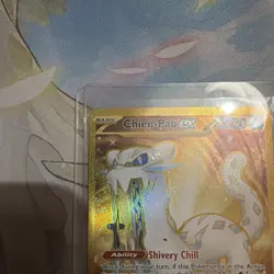 Pokemon TCG Chien-Pao ex Scarlet & Violet - Paldea Evolved 274/193 Holo Hyper... - Image 3