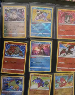 16 Radiant Rare Full Set Complete Pokemon Collection Charizard Greninja Eevee NM - Image 2