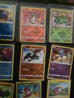 16 Radiant Rare Full Set Complete Pokemon Collection Charizard Greninja Eevee NM - Image 3