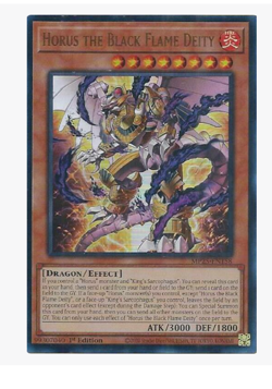 x3 Horus the Black Flame Deity - MP25-EN158 - Ultra Rare YuGiOh - Image 1