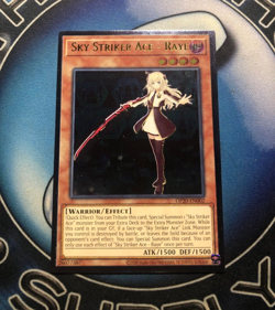 *** SKY STRIKER ACE - RAYE *** ULTIMATE RARE OP20-EN002 (NM) YUGIOH! - Image 1