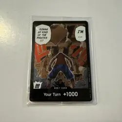 BANDAI ONE PIECE CARD GAME TURN +1000 ENG Don Card King Of The Pirates Sealed - Image 1
