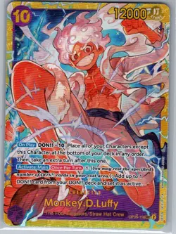 Monkey.D.Luffy OP05-119 SEC Premium Booster The Best - One Piece Card Game - NM - Image 1