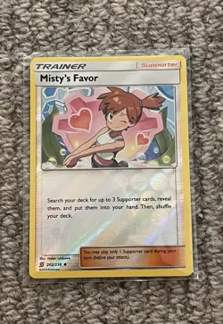 Pokemon Card TCG Misty's Favour Unified Minds Reverse Holo 202/236 NM - Image 1