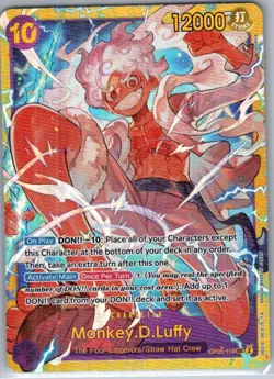 Monkey.D.Luffy OP05-119 SEC English Premium Booster PRB01 - One Piece Card - NM - Image 1