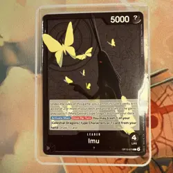 Imu OP13-079 Carrying On His Will Regular One Piece Leader TCG CCG Card - Image 1