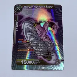 Majin Buu, Nightmarish Glimpse Dragon Ball Super Card Holo Foil Cool Art Tc11 - Image 1