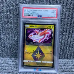 Latias 107 Prism Star Holo Celestial Storm PSA 9 Pokemon Card - Image 1