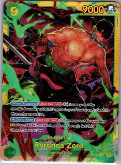 Roronoa Zoro OP06-118 SEC English Wings of the Captain - One Piece Card - NM - Image 1