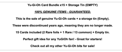 Yu-Gi-Oh Card Bundle and Empty Metal Tin Storage Box Vintage Rare YuGiOh Job Lot - Image 2