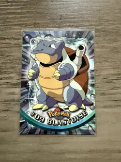 Pokemon 09 Blastoise Topps Trading Card Non-Holo TCG Black label - Image 1
