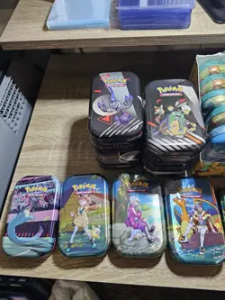 Lot Of 40 Pokemon Opened Mini Tins Empty No cards No Packs Various Sets/Gens - Image 2