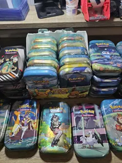 Lot Of 40 Pokemon Opened Mini Tins Empty No cards No Packs Various Sets/Gens - Image 3