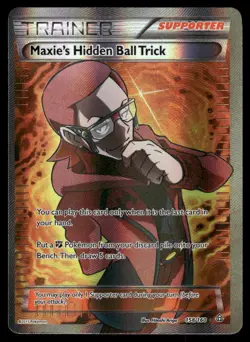 Pokemon Cards Maxie's Hidden Ball Trick 158/160 Primal Clash Rare Ultra NM - Image 1