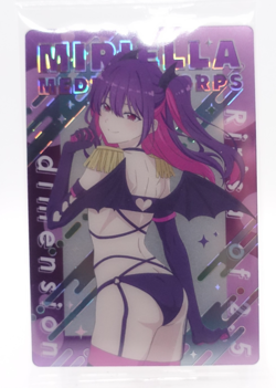 Miriella 2.5 Dimensional Seduction Metallic Wafer Anime Collectible Trading Card - Image 1