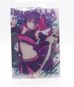 Miriella 2.5 Dimensional Seduction Metallic Wafer Anime Collectible Trading Card - Image 1