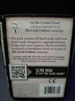 Arkham Horror LCG Card Game | For The Greater Good AHC32 Complete, no ClamShell - Image 4