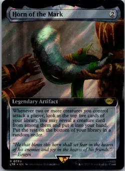Horn of the Mark (Extended Art) (Surge Foil) R The Lord of the Rings 789 NM - Image 1