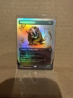 Badgermole Cub (Borderless) Avatar: The Last Airbender Foil Magic The Gathering - Image 1