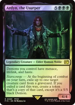 Ardyn, the Usurper FOIL - 0089 - Rare - Final Fantasy FIN MTG - Image 1