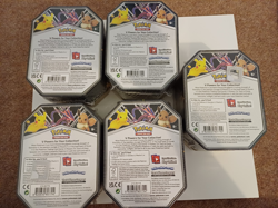 Pokemon Sword and Shield Pikachu V Power Tin 2020 - Factory Sealed x1 - Image 2